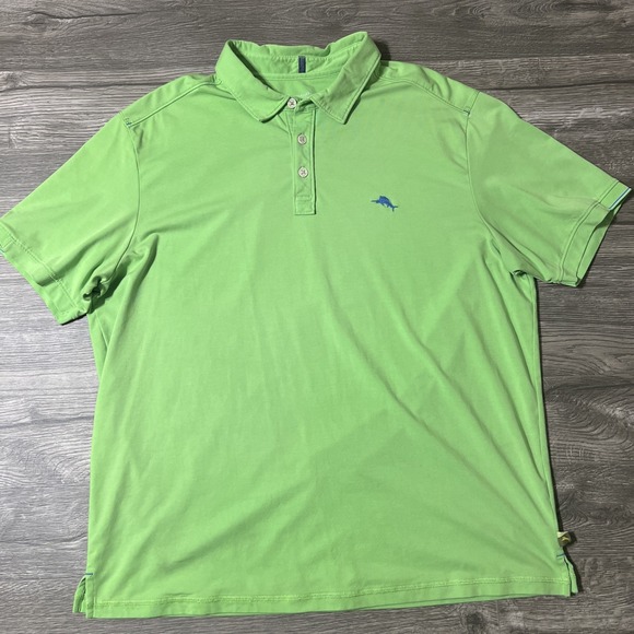 Lot Of 2 Tommy Bahama Island Zone Short Sleeve Performance Polos Size XL - Picture 8 of 9